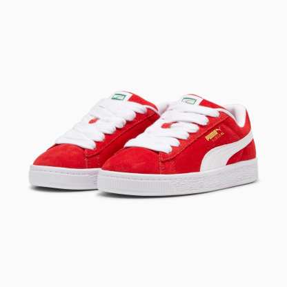Suede XL Kids' Sneakers – For All Time Red-PUMA White