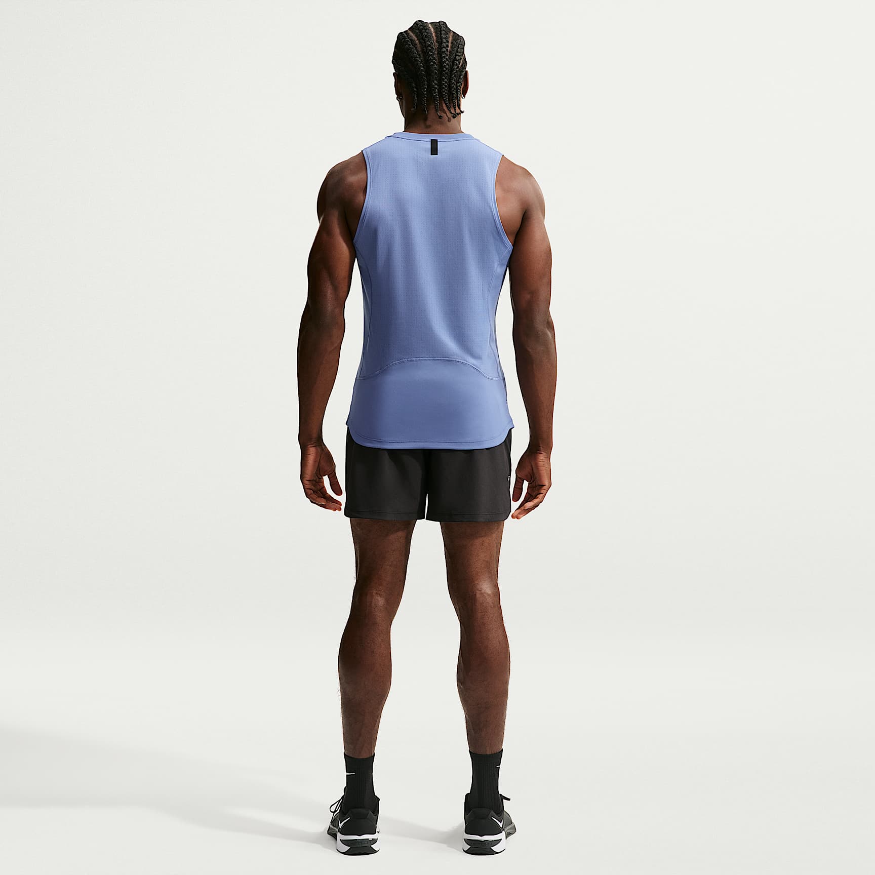 Nike Pro Men's Dri-FIT Training Tank – Indigo Storm/Black
