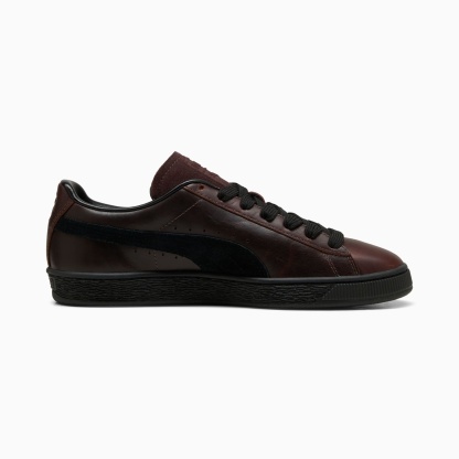 Suede Dressed Sneakers Unisex – Leather Brown-PUMA Black