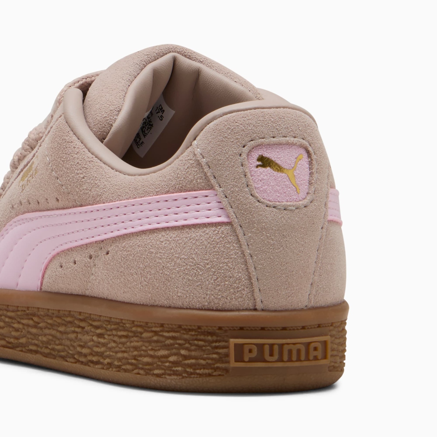Suede XL Kids' Sneakers – Rose Latte-Pearl Pink