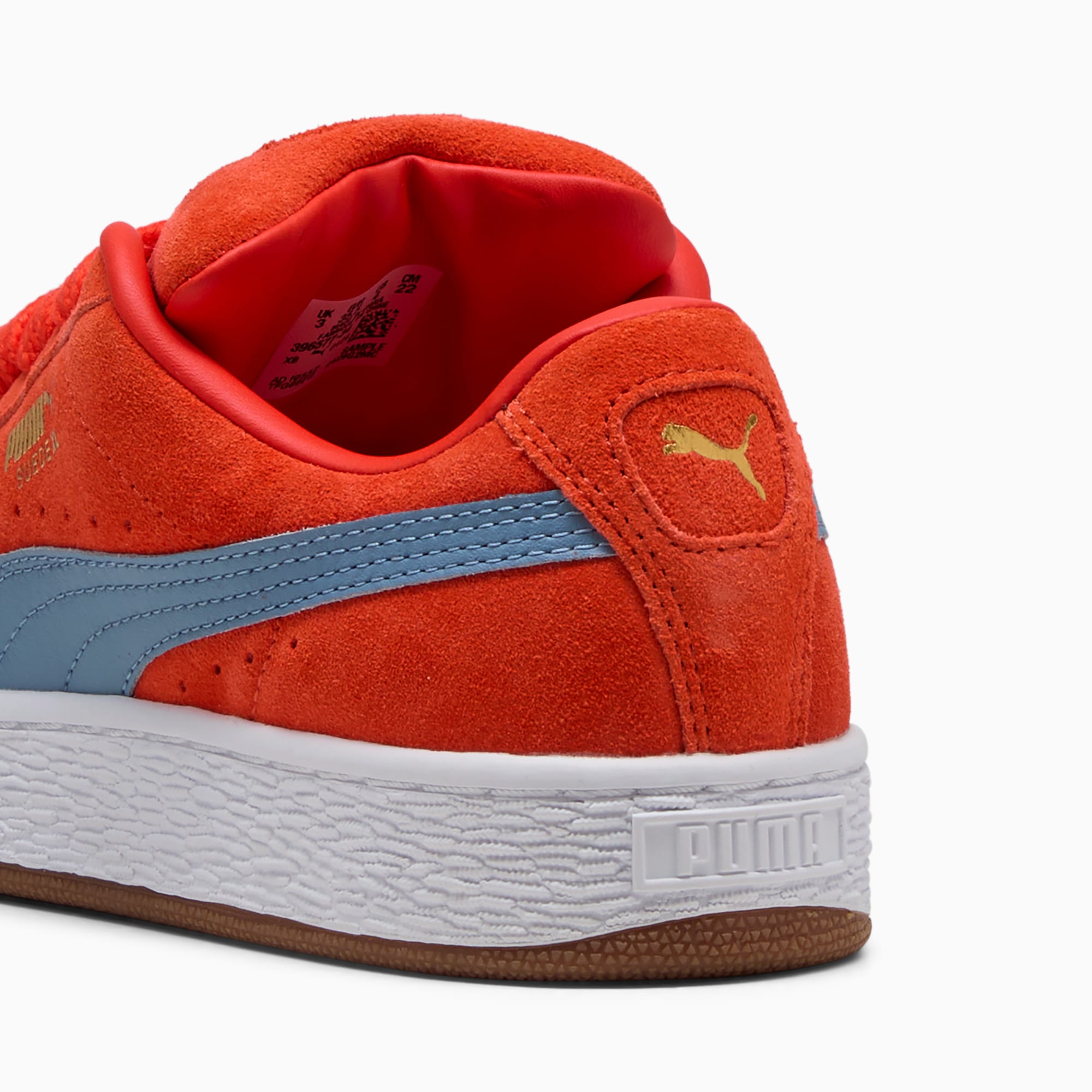 Suede XL Youth Sneakers – Fierce Red-Cool Blue