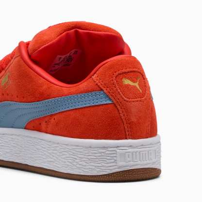 Suede XL Youth Sneakers – Fierce Red-Cool Blue