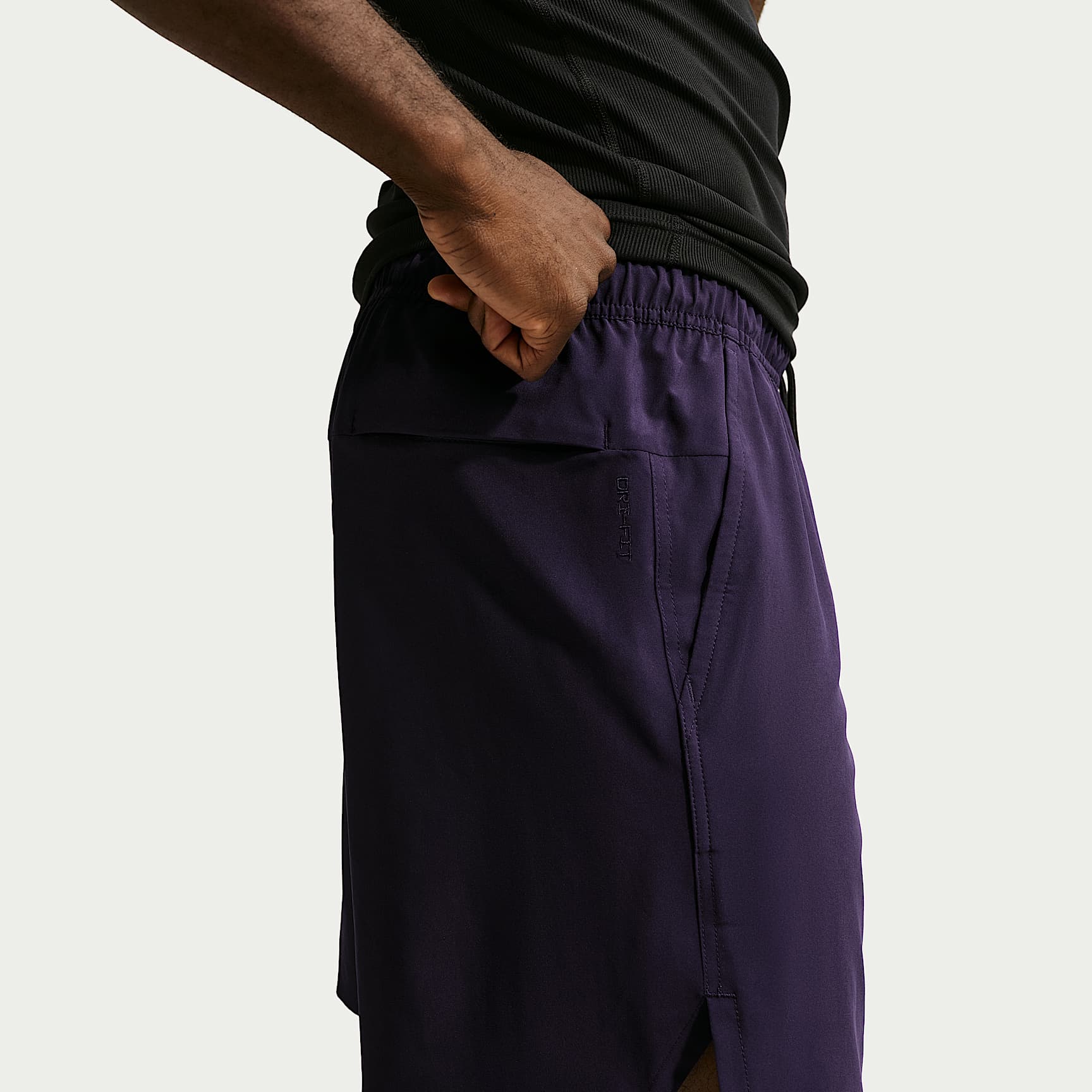 Nike Unlimited Men's Dri-FIT 18cm (approx.) Unlined Versatile Shorts – Purple Dynasty/Black/Purple Dynasty