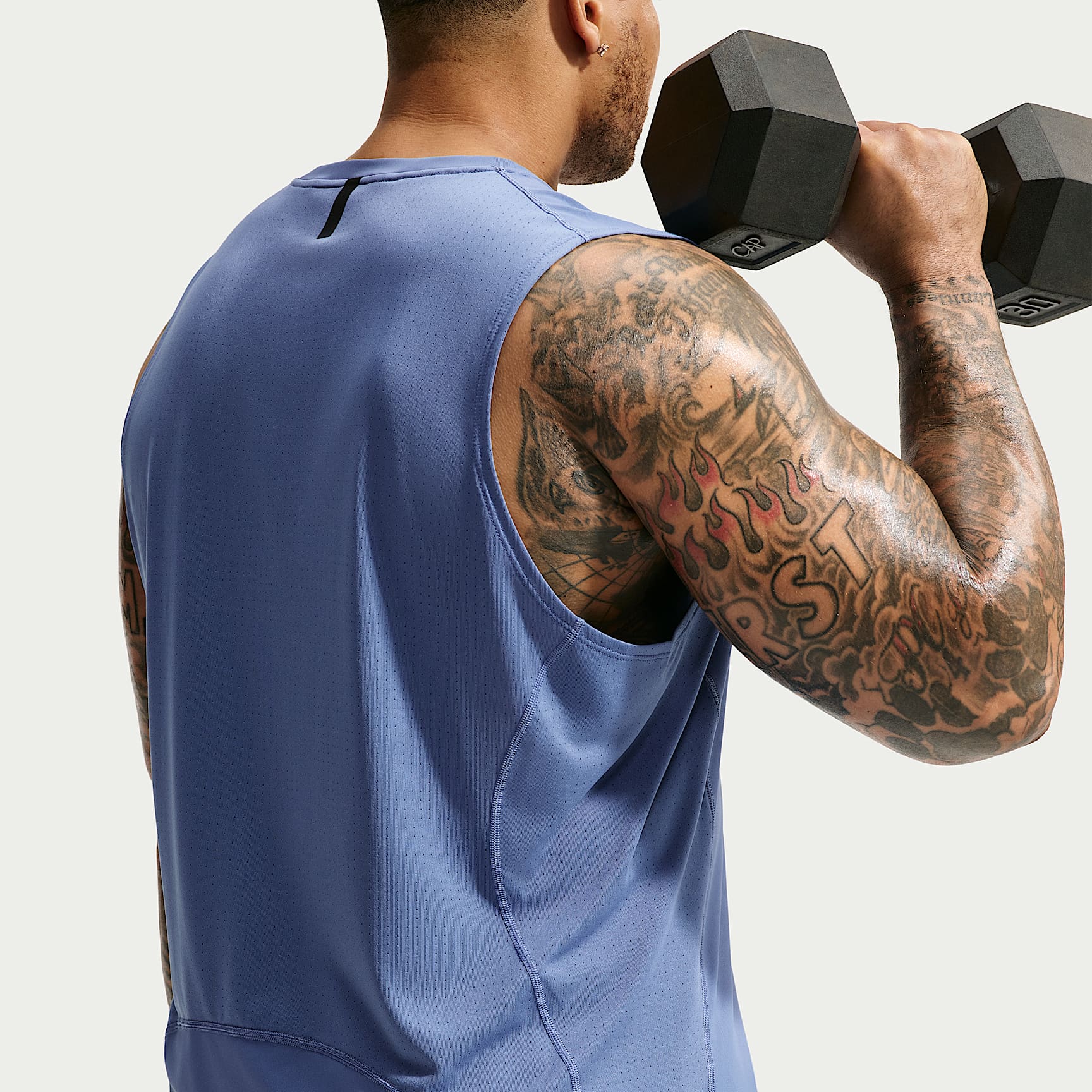 Nike Pro Men's Dri-FIT Training Tank – Indigo Storm/Black