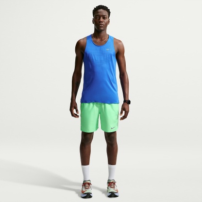 Nike Miler Men's Dri-FIT 18cm (approx.) Brief-Lined Running Shorts – Illusion Green/Cucumber Calm