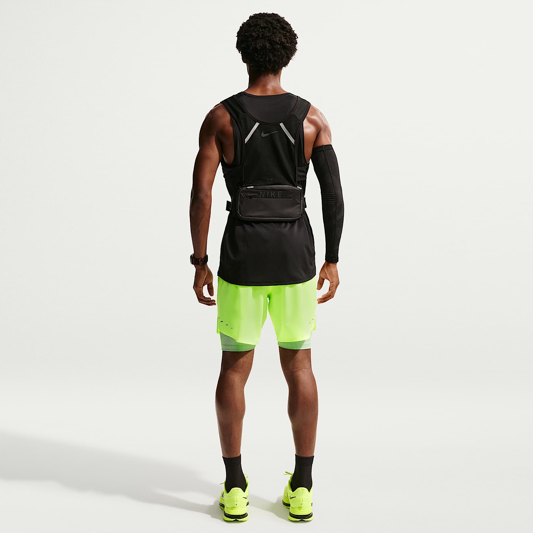 Nike Stride Men's Dri-FIT 18cm (approx.) Briefs-Lined Running Shorts – Volt Ice