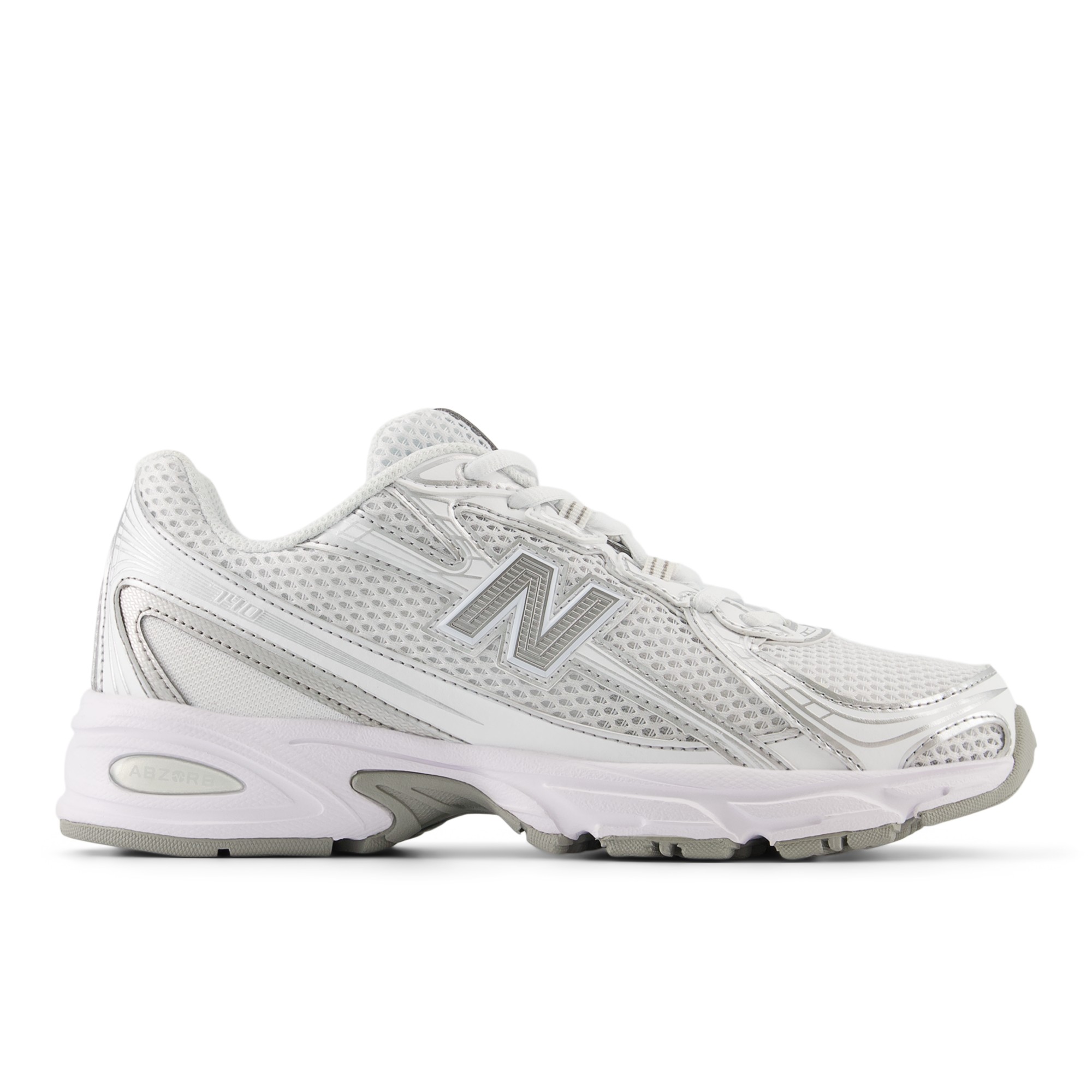 740 – WHITE with Metallic Silver and Reflection