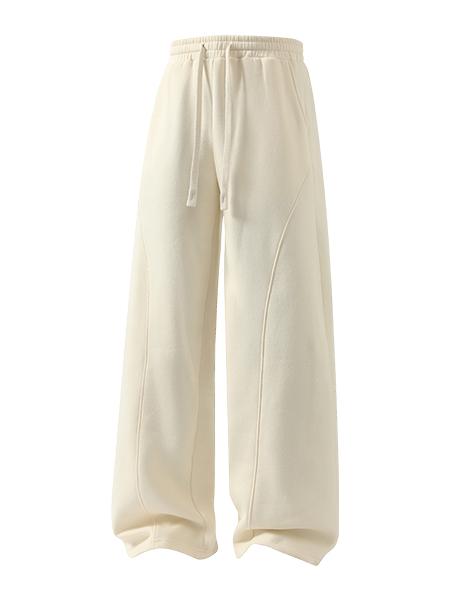 Fabricflora Unisex Curved-Seam Fleece Sweatpants