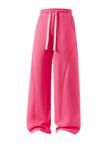 Fabricflora Unisex Curved-Seam Fleece Sweatpants