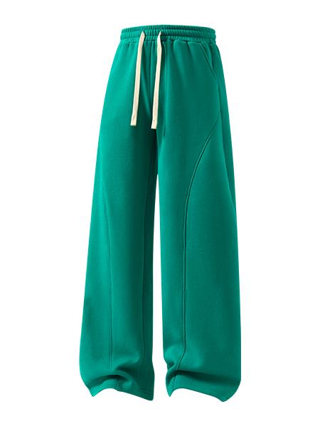Fabricflora Unisex Curved-Seam Fleece Sweatpants