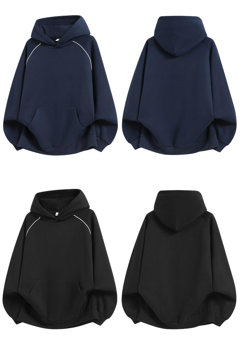 Men's Cotton Blend Hooded Pullover Sweatshirt