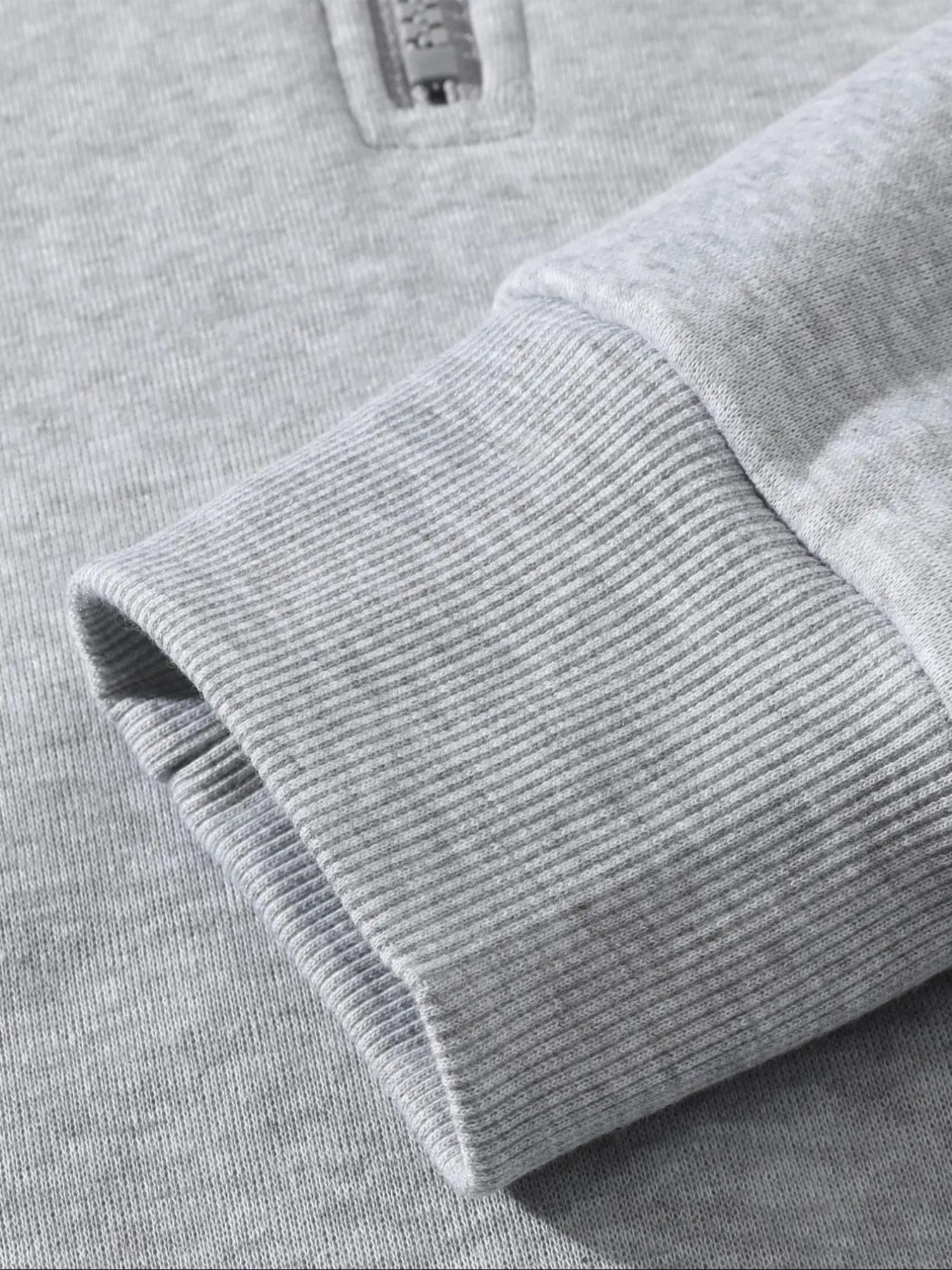 Men's Vintage Knit Half-Zip Tracksuit Set