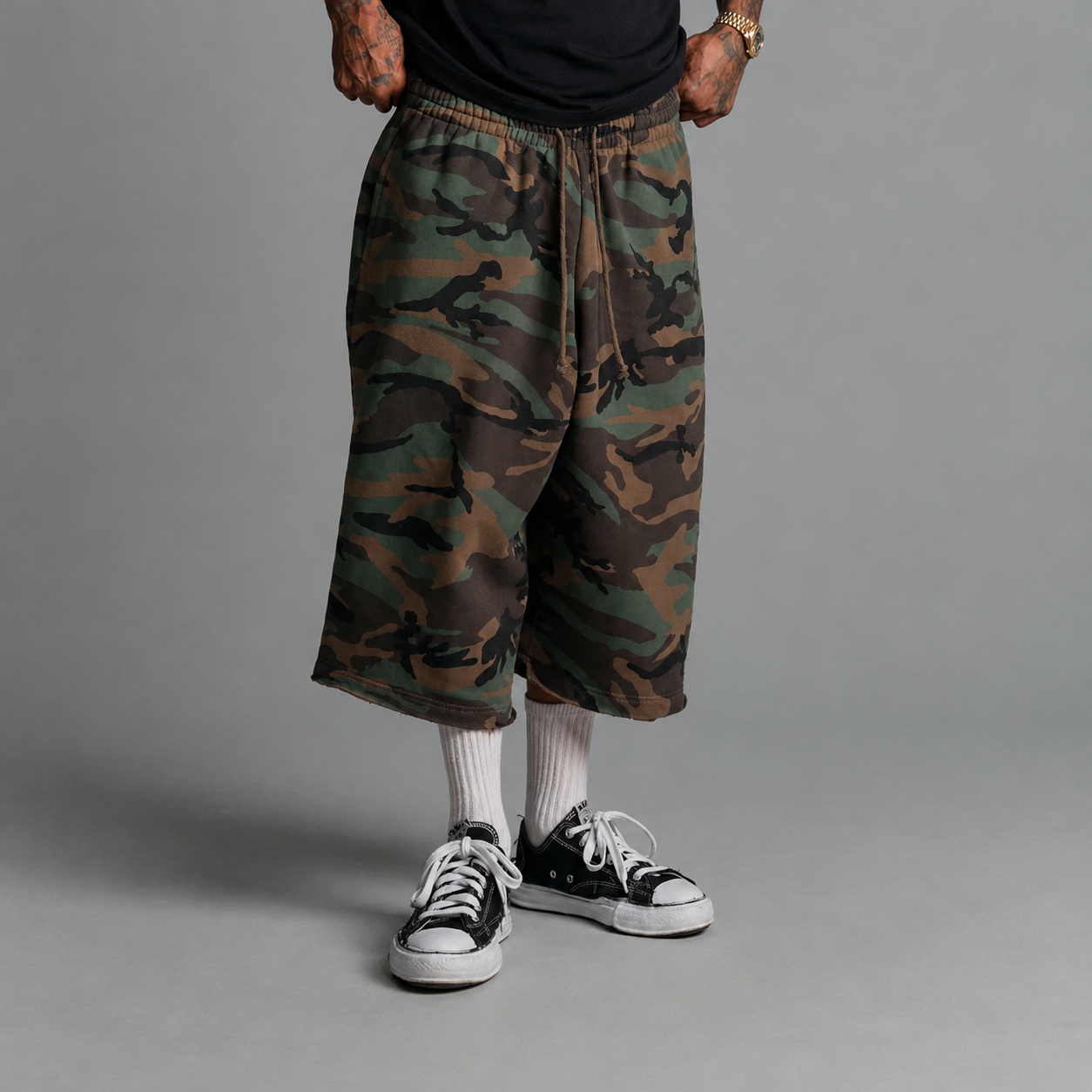 Men's Super Baggy Fleece Shorts – Relaxed Streetwear Fit