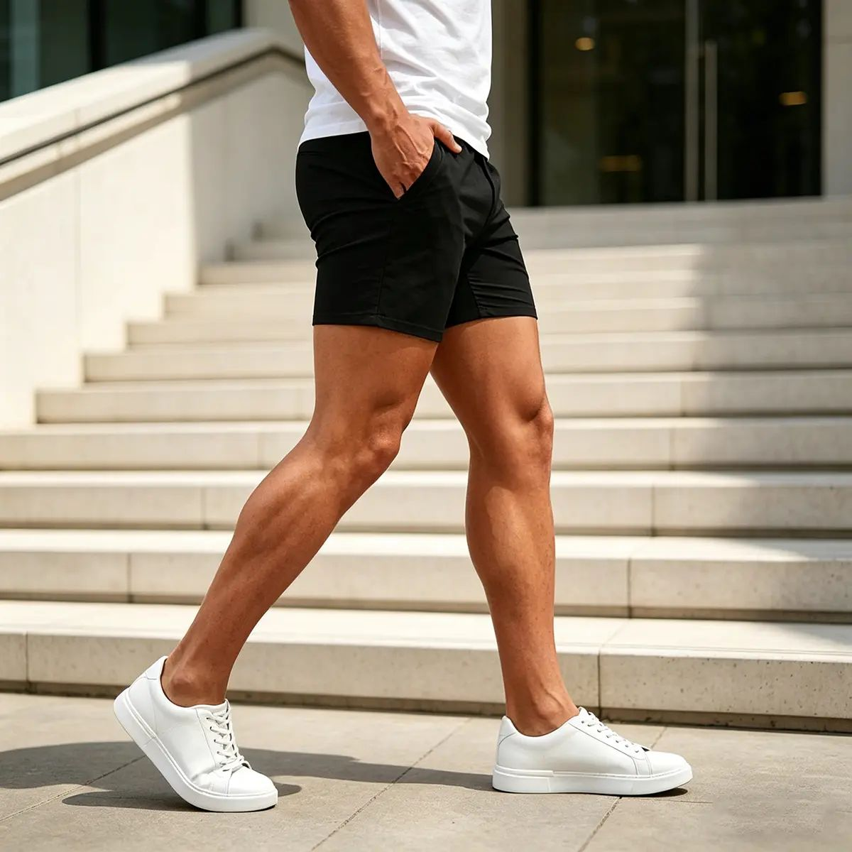 Men's 5-Inch Stretch Slim Fit Chino Shorts