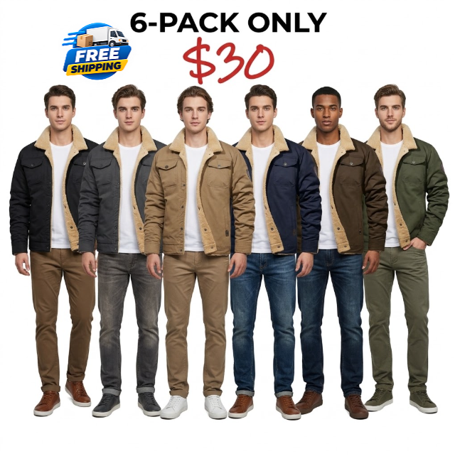 Men’s Sherpa-Lined Trucker Jacket