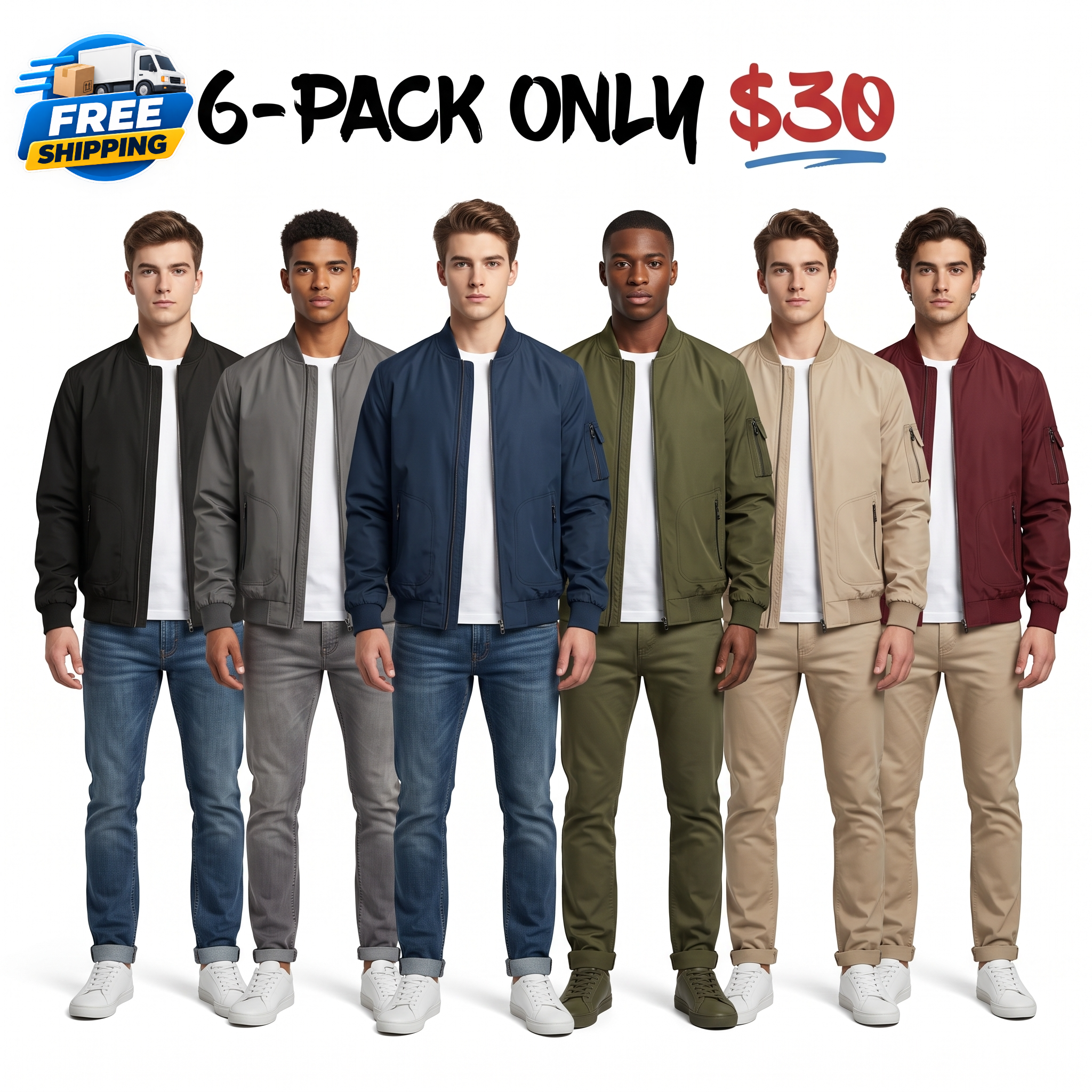 Men's Lightweight Bomber Jacket