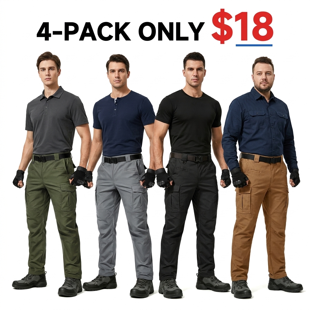 Men's Tactical Cargo Work Pants