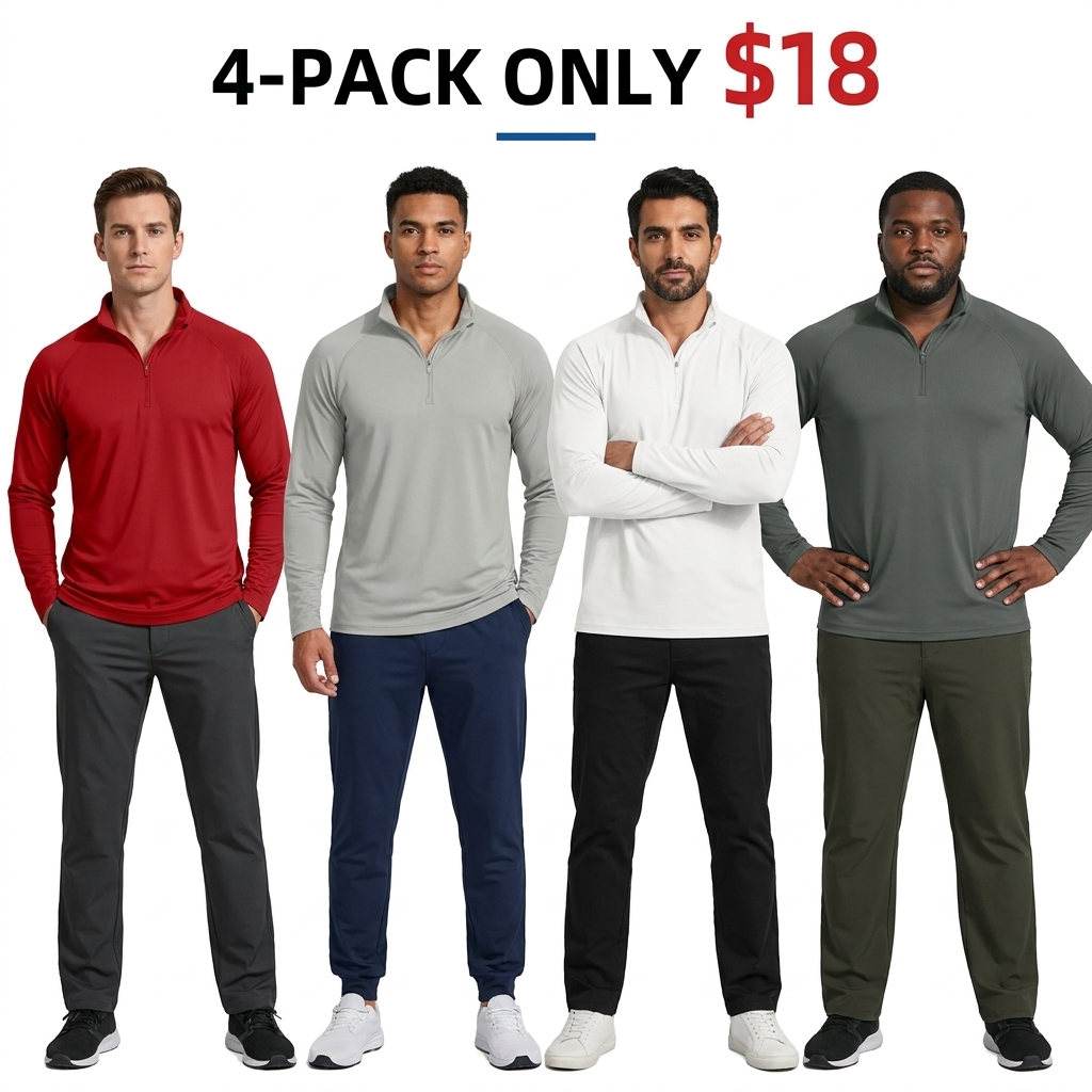 Men's UPF 50+ Quarter-Zip Performance Shirt