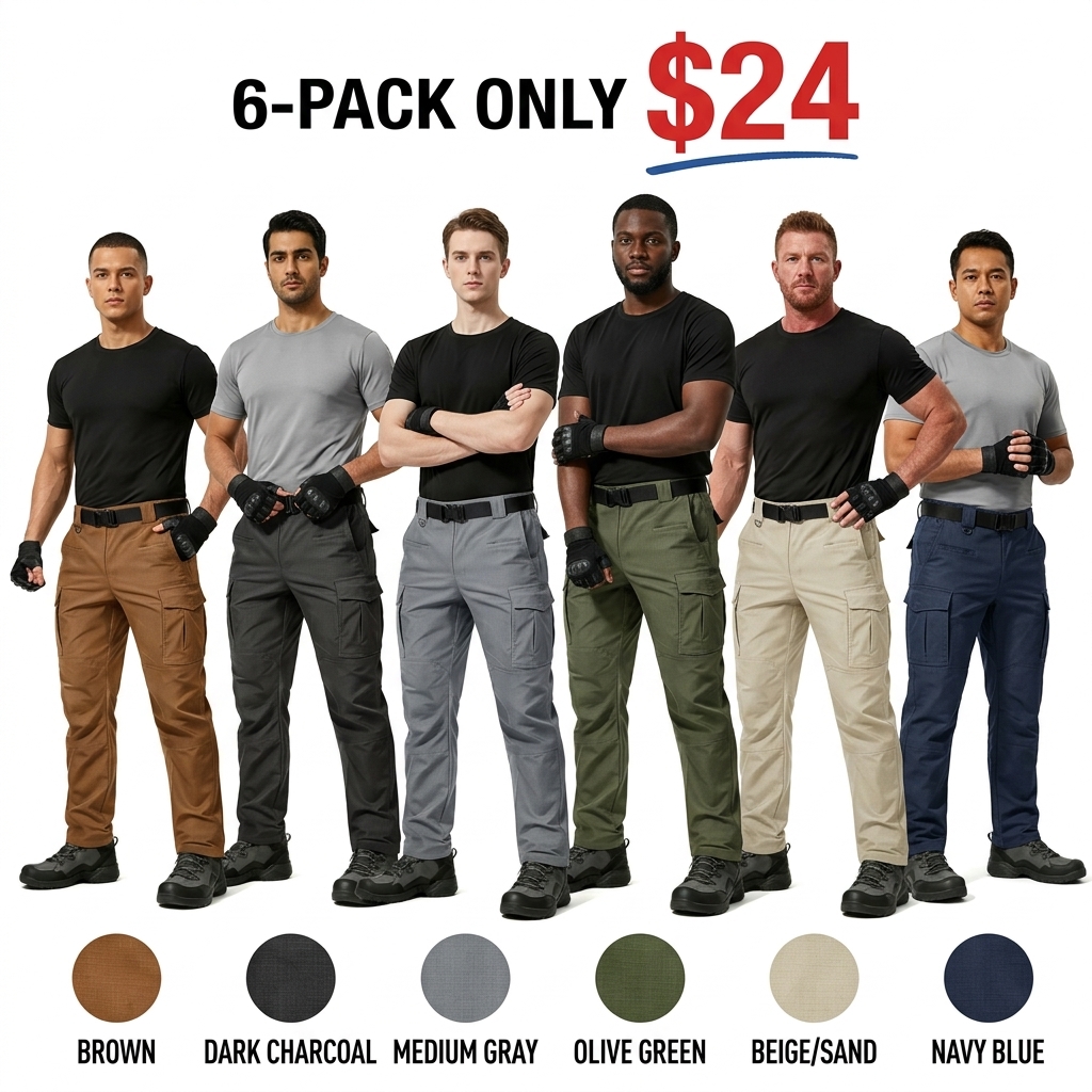 Men's Tactical Cargo Work Pants