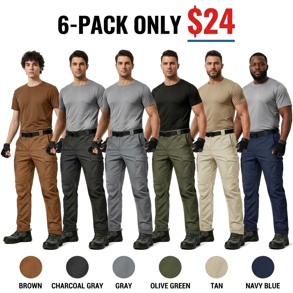 Men's Tactical Cargo Work Pants