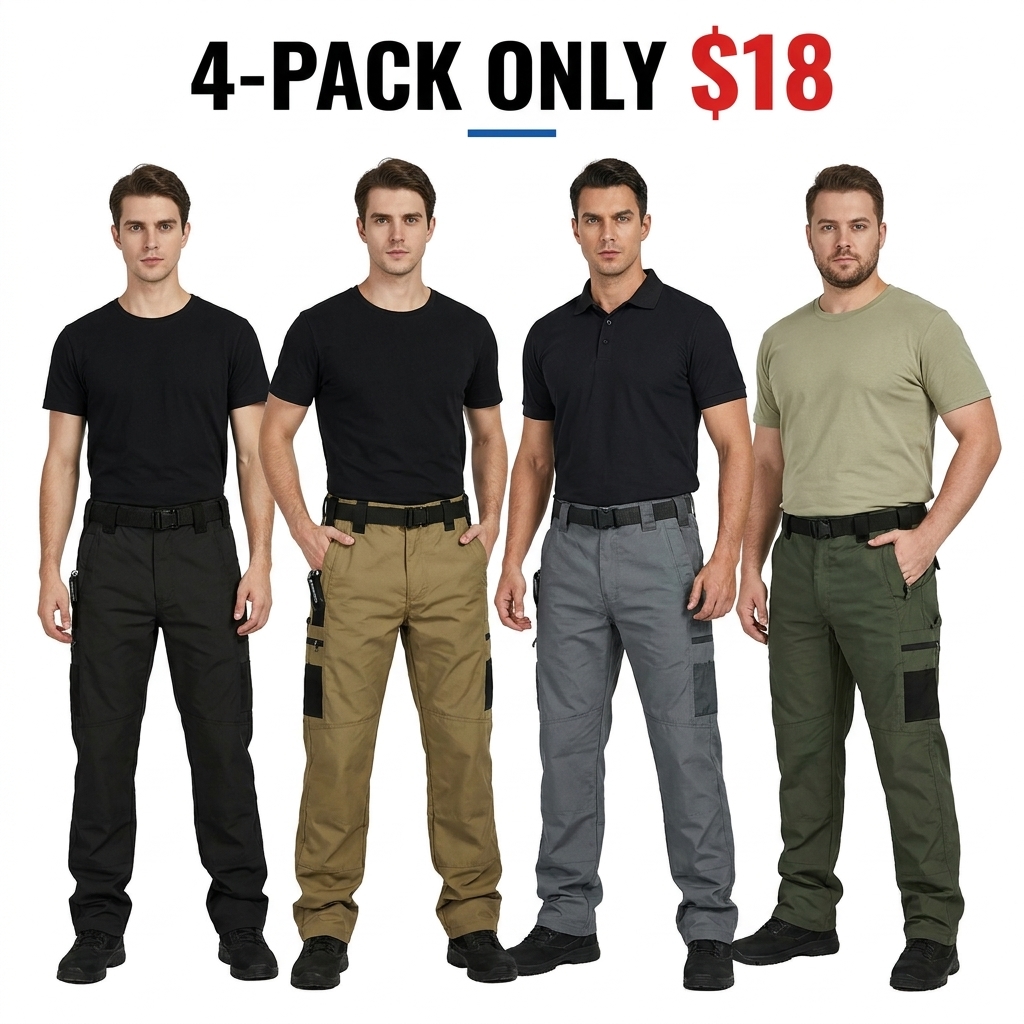 Men's Tactical Cargo Work Pants