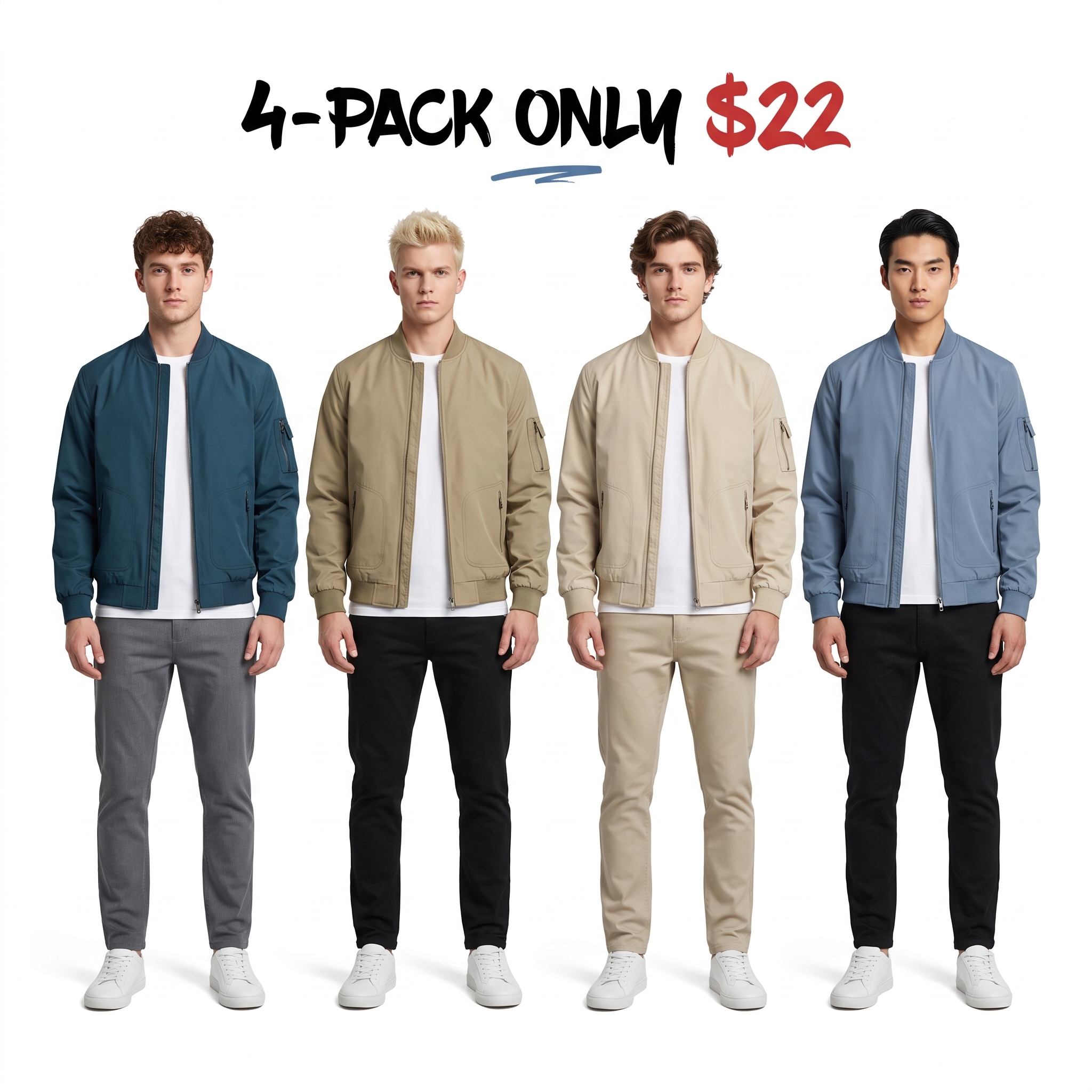 Men's Lightweight Bomber Jacket
