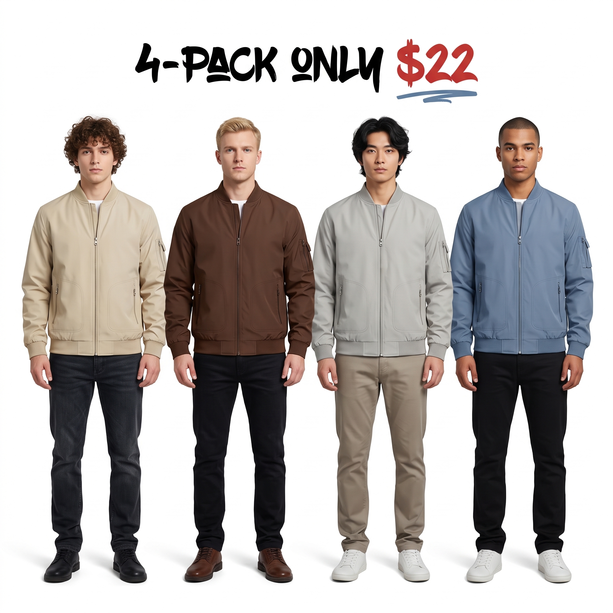 Men's Lightweight Bomber Jacket