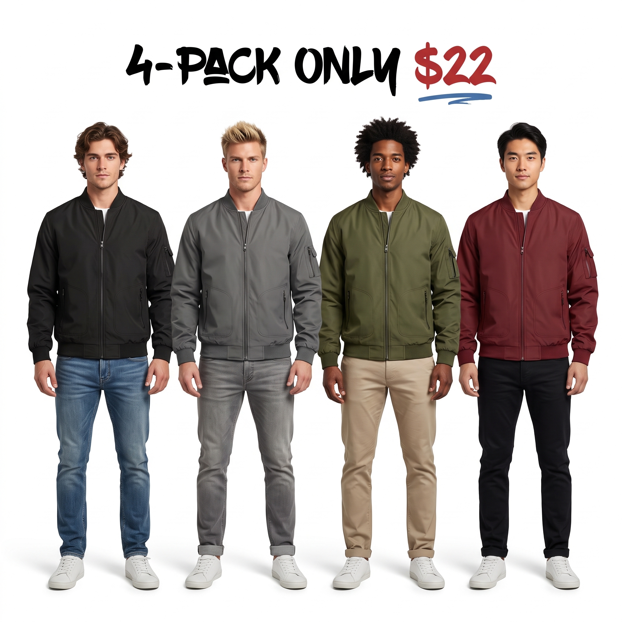 Men's Lightweight Bomber Jacket
