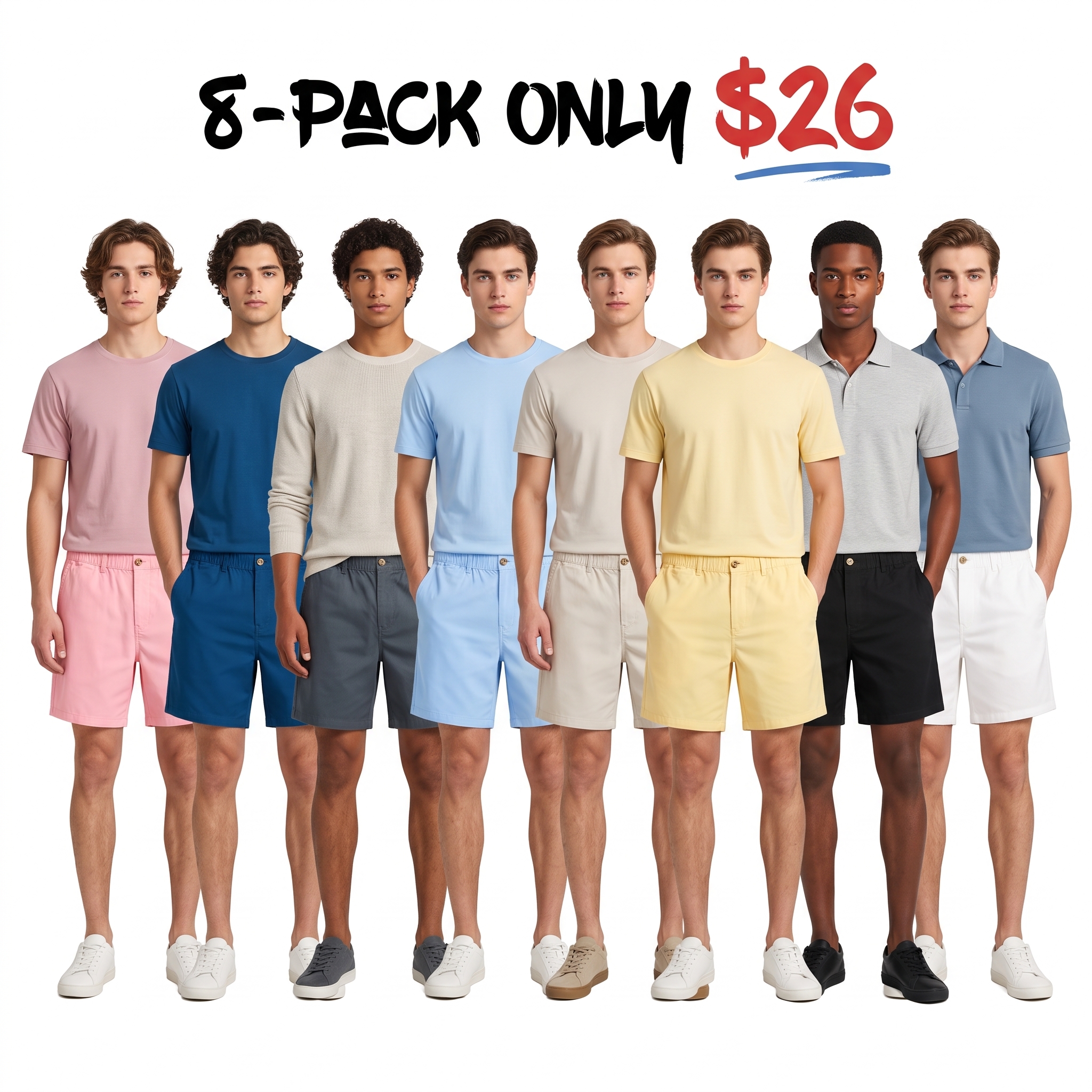 Men’s 5.5" Stretch Mesh Casual Shorts