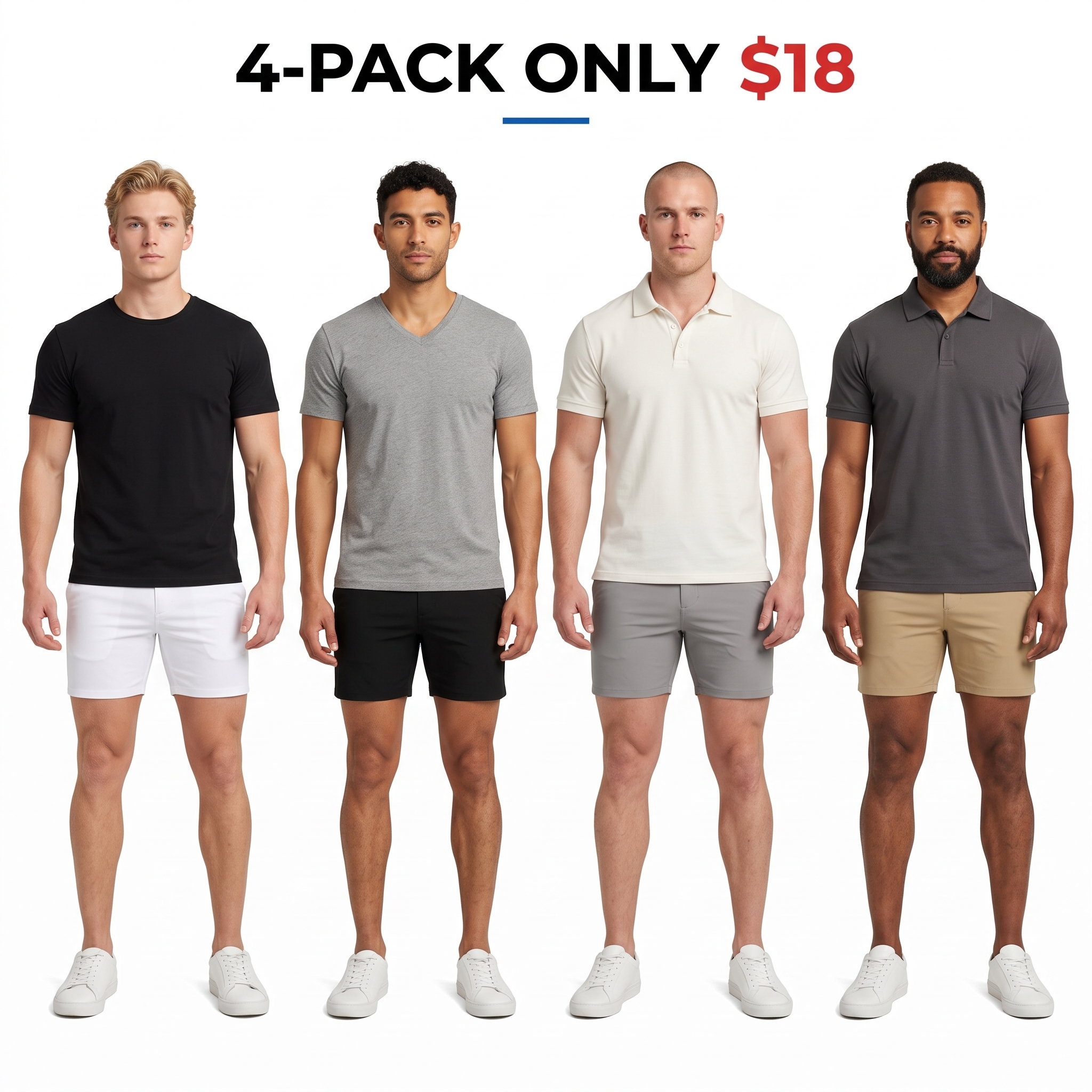 Men's 5-Inch Stretch Slim Fit Chino Shorts