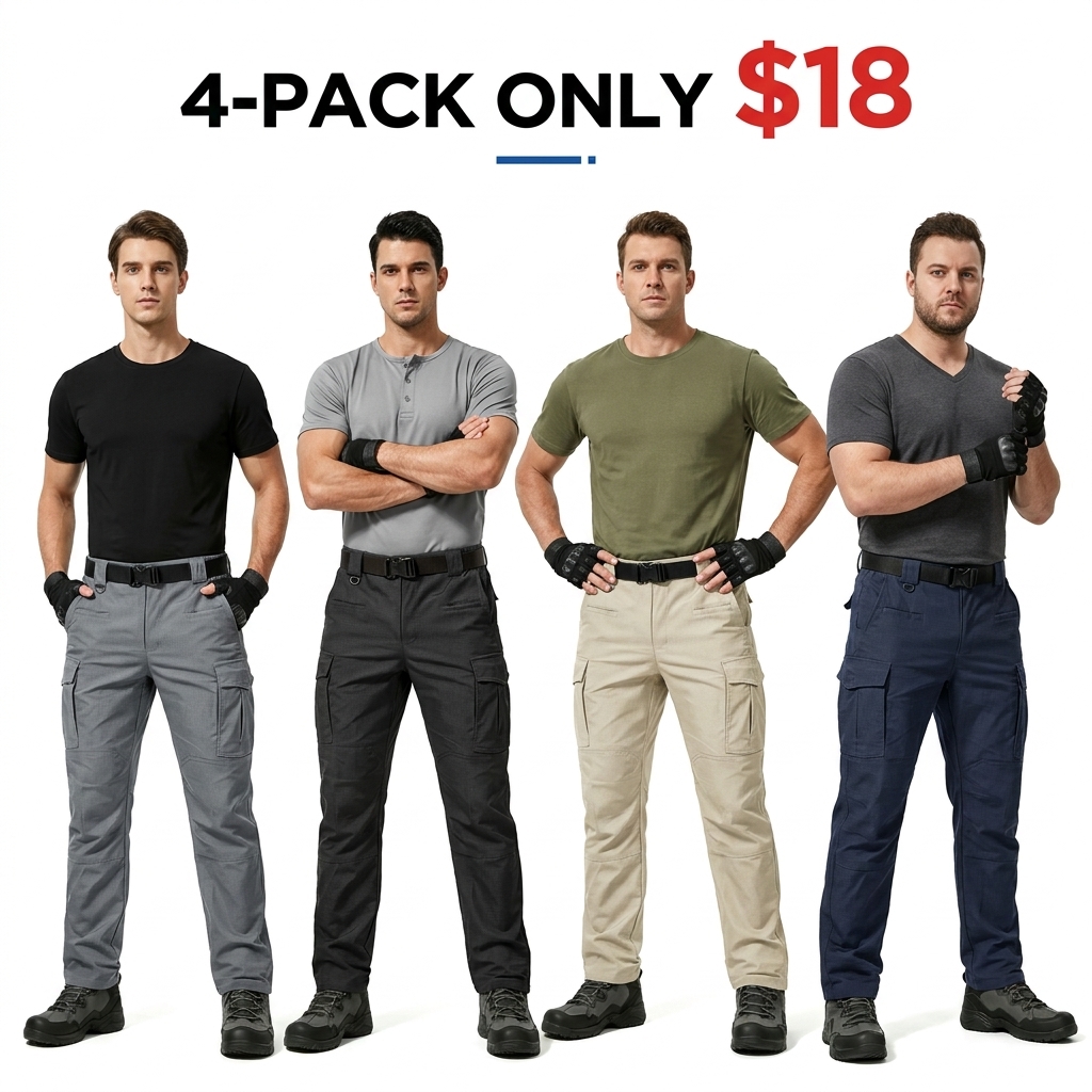Men's Tactical Cargo Work Pants