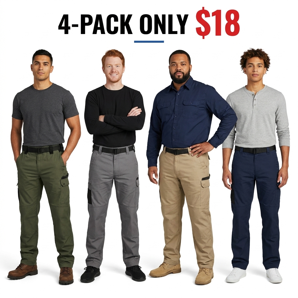 Men's Tactical Cargo Work Pants