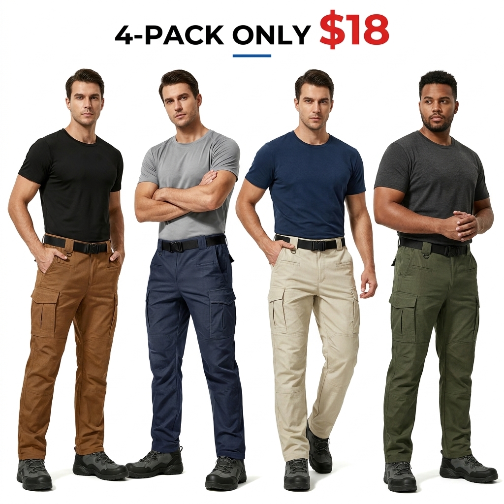 Men's Tactical Cargo Work Pants