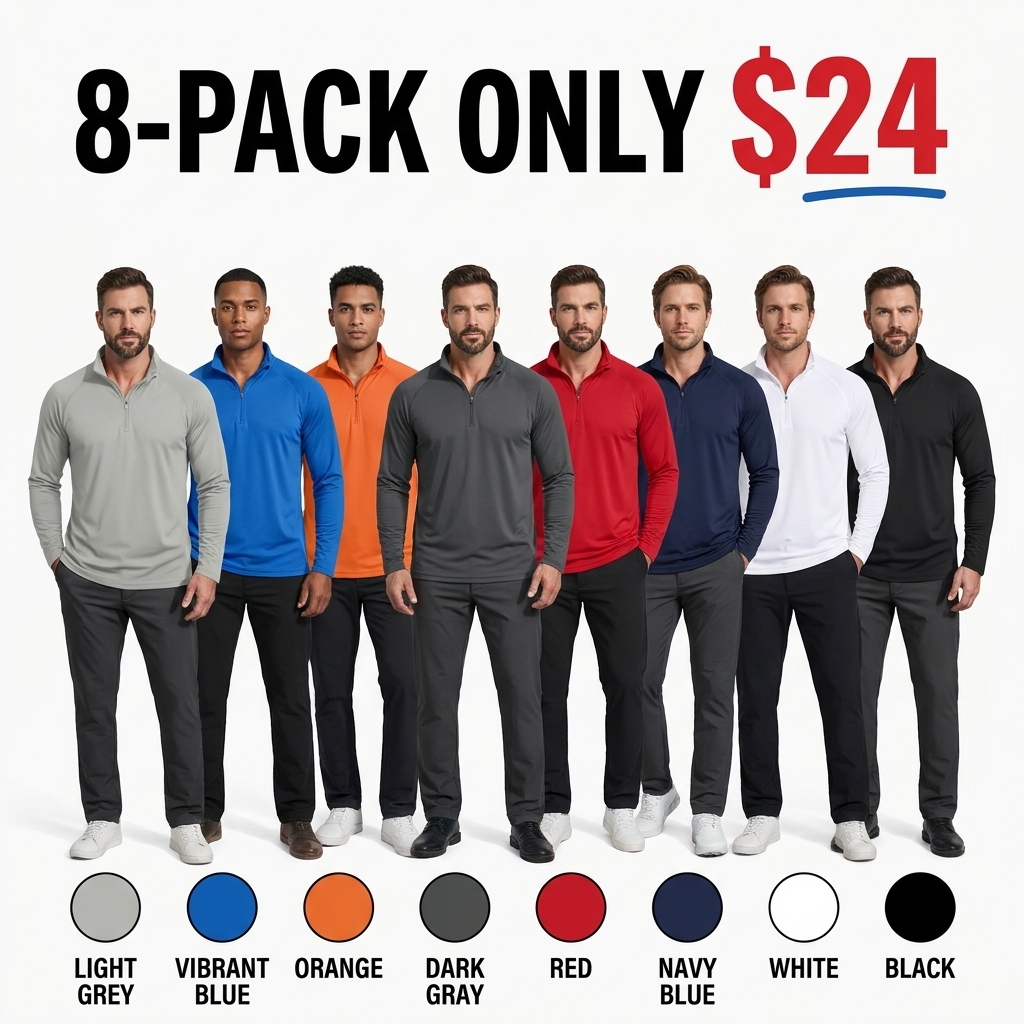 Men's UPF 50+ Quarter-Zip Performance Shirt
