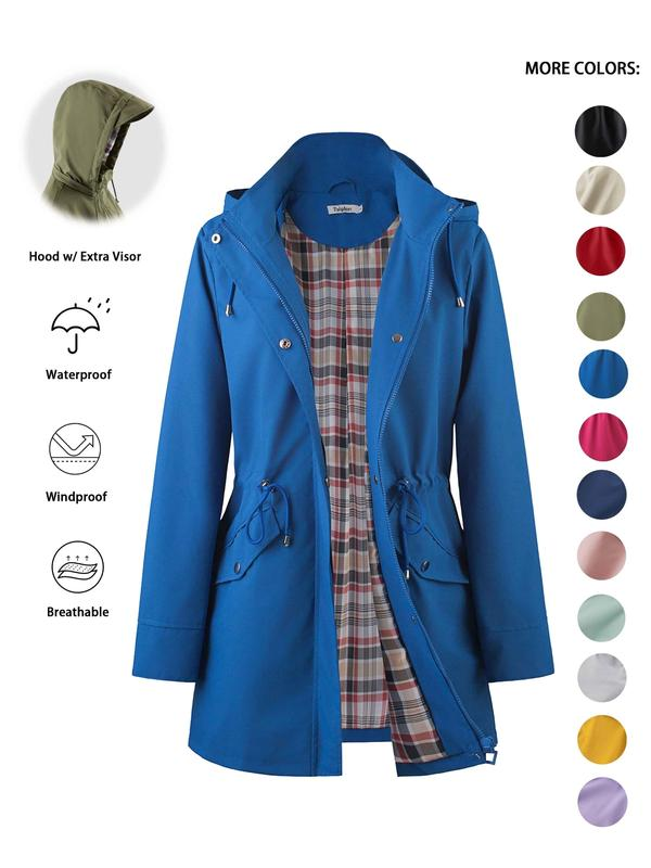 🔥🧥💦Womens Chic. Lightweight. Waterproof Jacket🍃-Unleash Style and Durability in Any Storm!