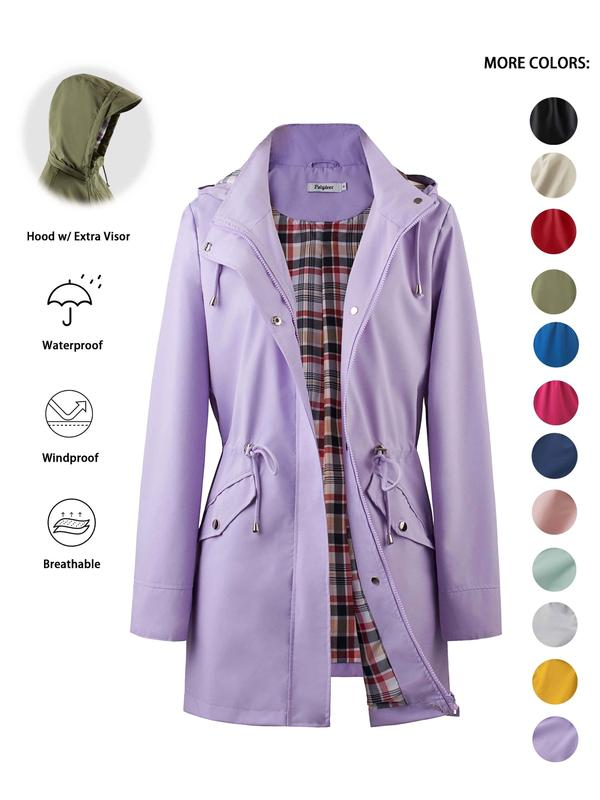 🔥🧥💦Womens Chic. Lightweight. Waterproof Jacket🍃-Unleash Style and Durability in Any Storm!