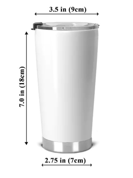 Tumbler size chart