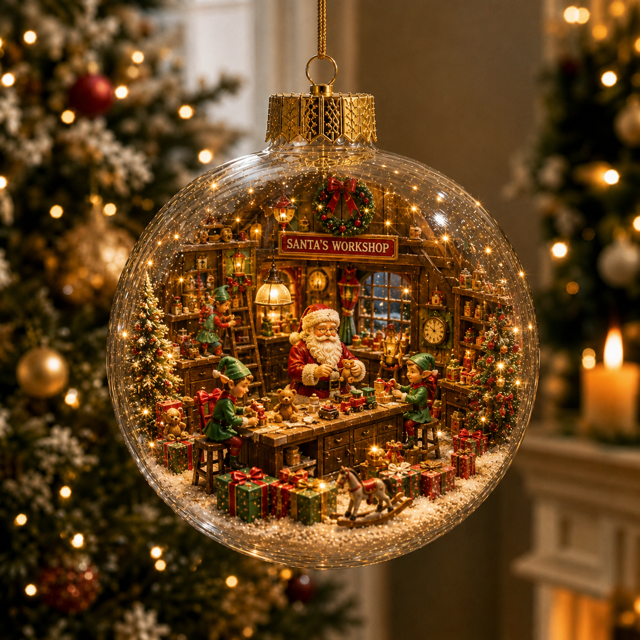 ⏰ ❄️ 50% OFF 💛 Christmas Landscape Decorations ✨ A Tiny Glowing Christmas World, Right In Your Palm