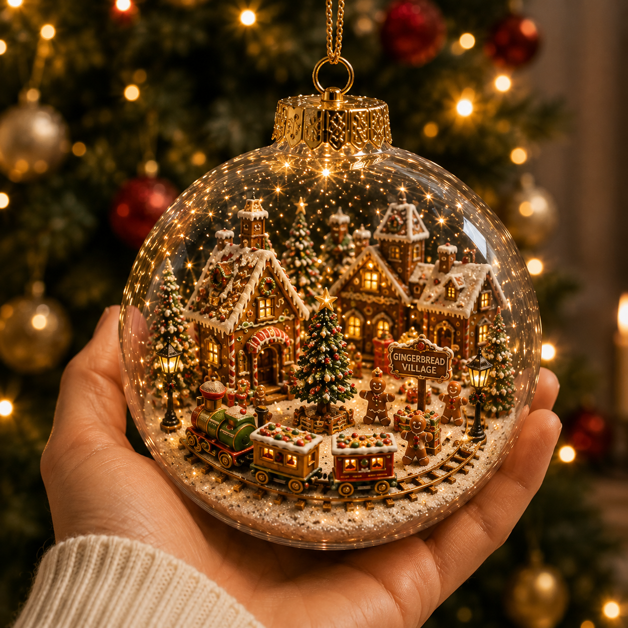 ⏰ ❄️ 50% OFF 💛 Christmas Landscape Decorations ✨ A Tiny Glowing Christmas World, Right In Your Palm