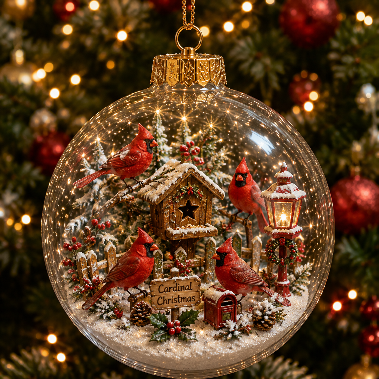 ⏰ ❄️ 50% OFF 💛 Christmas Landscape Decorations ✨ A Tiny Glowing Christmas World, Right In Your Palm