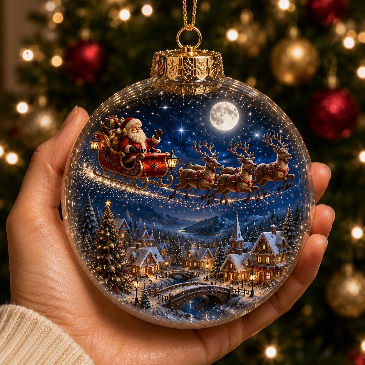 ⏰ ❄️ 50% OFF 💛 Christmas Landscape Decorations ✨ A Tiny Glowing Christmas World, Right In Your Palm
