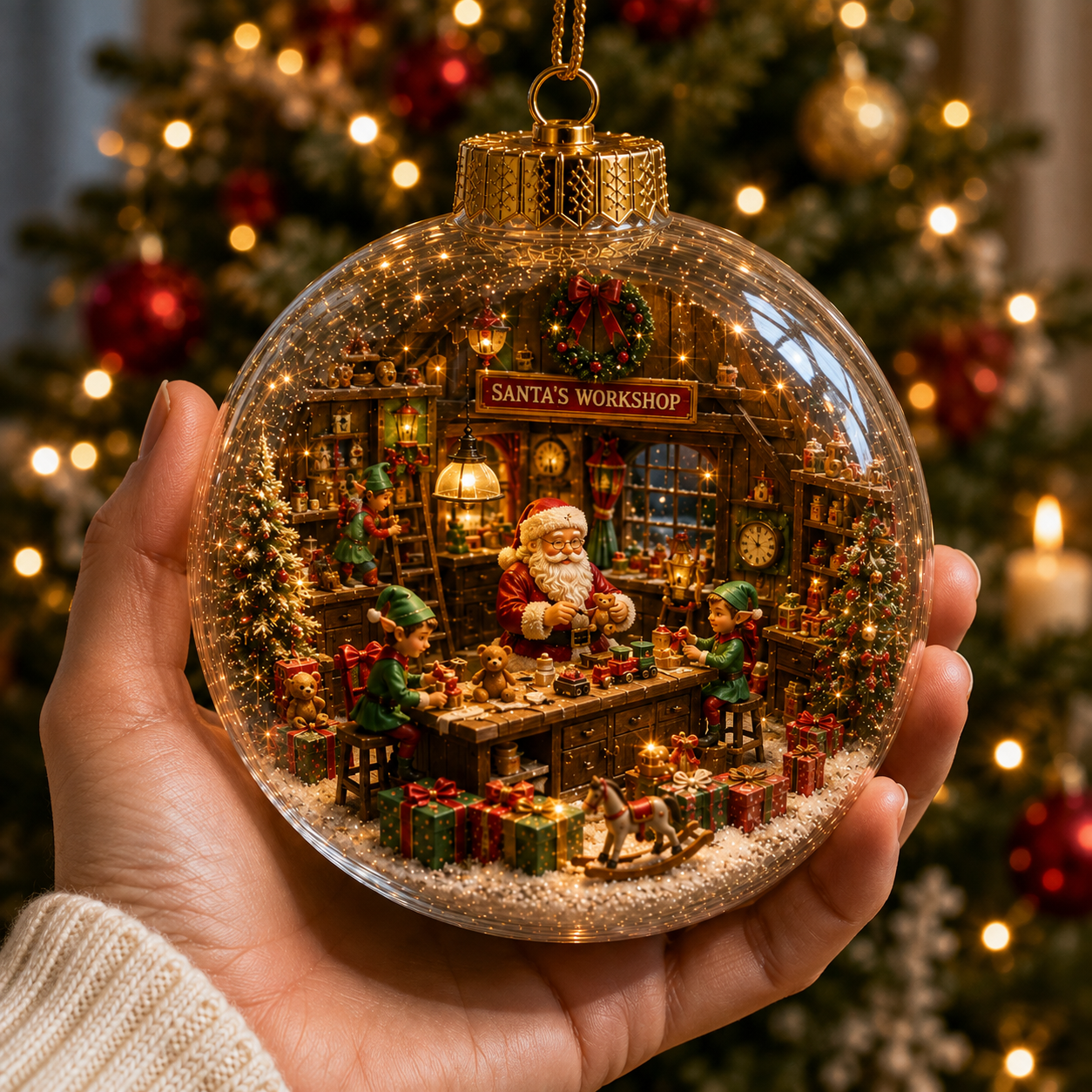 ⏰ ❄️ 50% OFF 💛 Christmas Landscape Decorations ✨ A Tiny Glowing Christmas World, Right In Your Palm