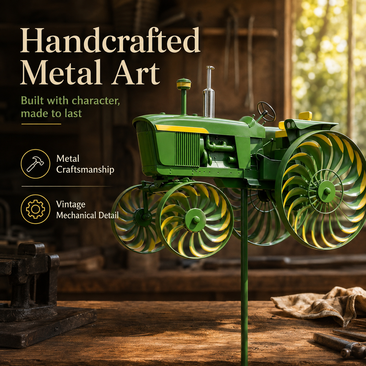 🔥 Limited Time 50% OFF🚜  Tractor Wind Spinner 🌾