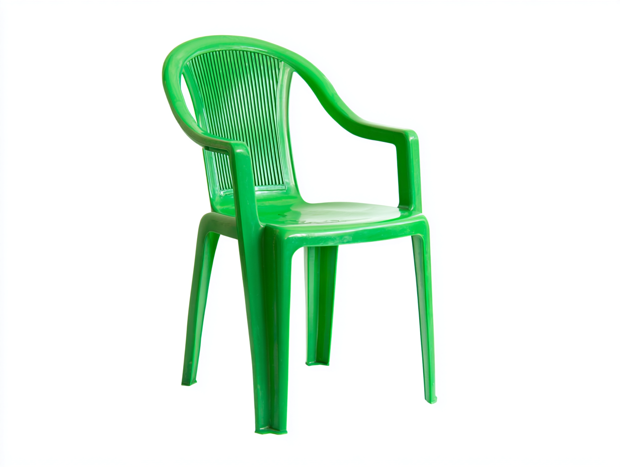 Silla de comedor-polipropileno-58×56×84 cm-Verde intenso-reposabrazos y respaldo de varillas para Comedor-Favavidecor