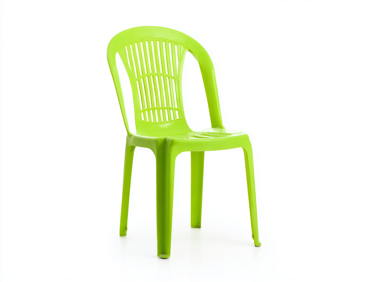 Silla de comedor-polipropileno-48×52×86 cm-Verde lima-respaldo de lamas para Comedor-Favavidecor