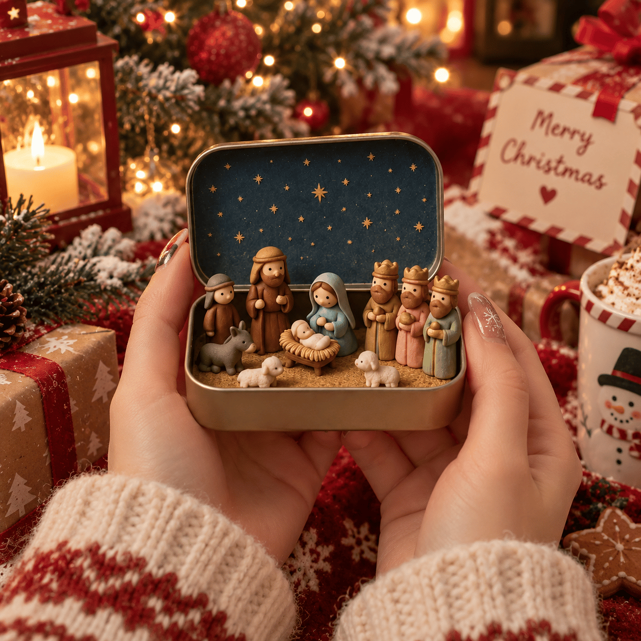 Christmas Nativity keepsake