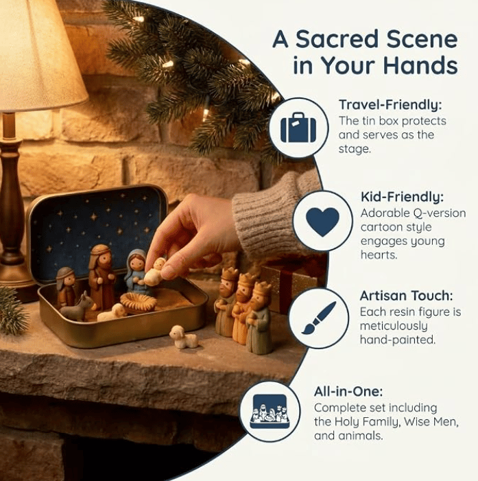 Portable nativity scene
