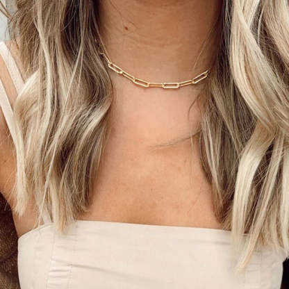 Archen Elegantní Řetízek Náhrdelník | Zlatý