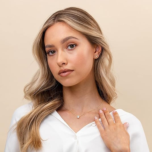 Aurora Krystal Náhrdelník | Zlatý