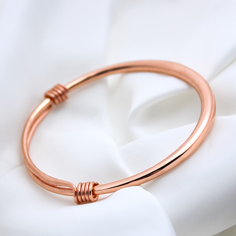 Serene Twist Měděný Náramek